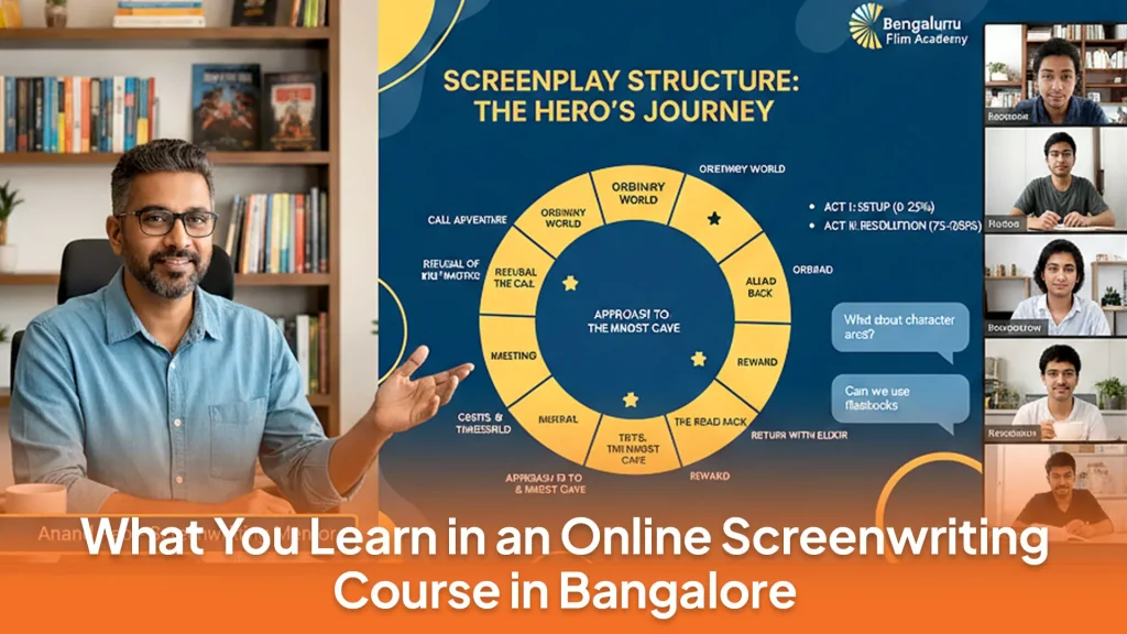 What You Learn in an Online Screenwriting Course in Bangalore